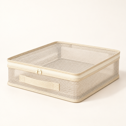 Clear Zippered Clothes Storage Organizer