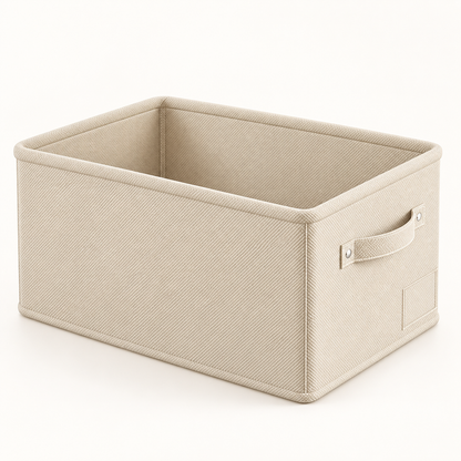 Foldable Fabric Storage Bin with Handles