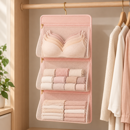 Hanging Underwear & Lingerie Closet Organizer
