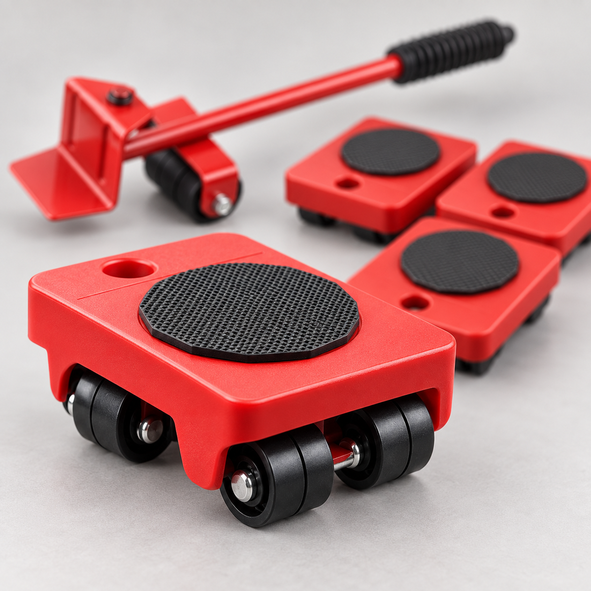 5-Piece Furniture Moving Tool Set with Lifter & Rollers