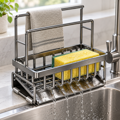 Kitchen Sink Caddy Organizer Rack