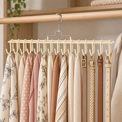 Multi-Hook Closet Organizer Hanger