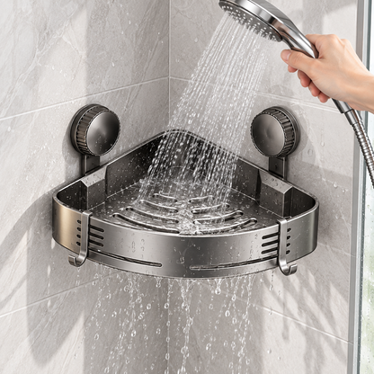 Wall-Mounted Corner Shower Caddy