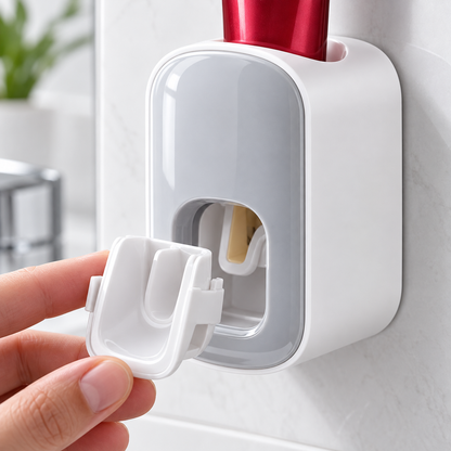 Wall-Mounted Toothpaste Dispenser