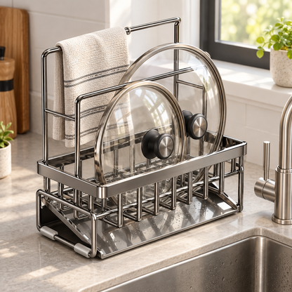 Kitchen Sink Caddy Organizer Rack