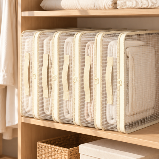 Clear Zippered Clothes Storage Organizer