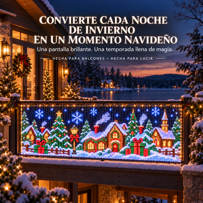 🔥¡OFERTA ESPECIAL: 50% DE DESCUENTO!🎁⚡¡Más de 200 diseños animados! | ⏱️ Instalación en 5 minutos | Cortina LED inteligente para fiestas✨