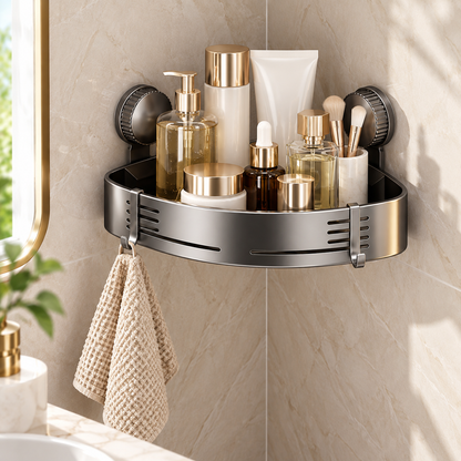 Wall-Mounted Corner Shower Caddy