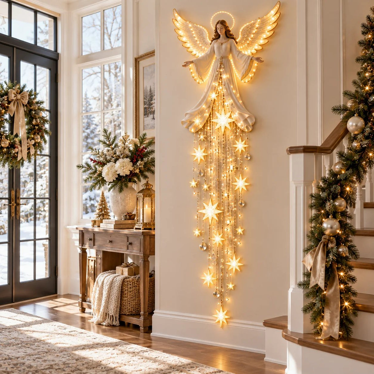 Angel Blessing Starfall Wall Light