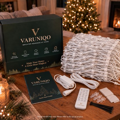 VARUNIQO balcony curtain lights kit and accessories