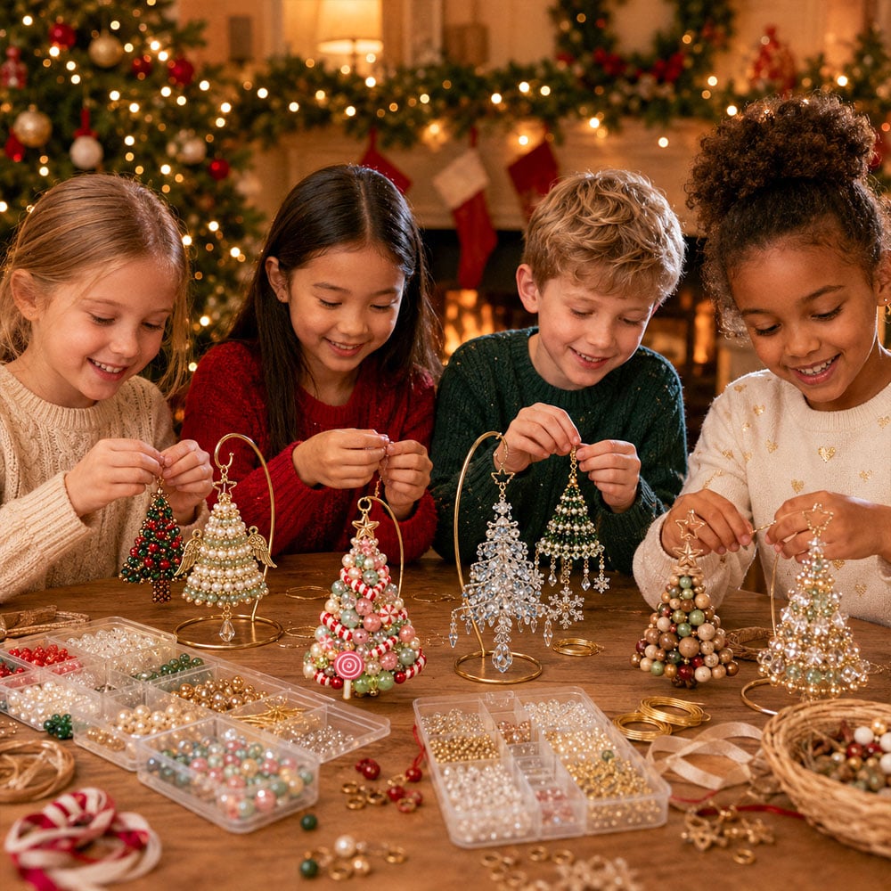 Beaded ornament kit collection and details