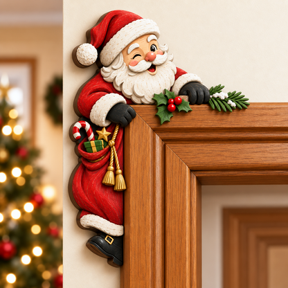 Door frame decor - Santa Claus / Left Side