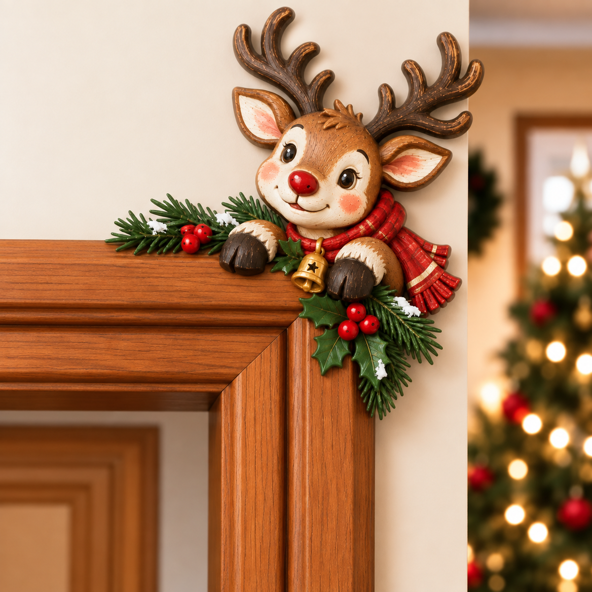 Door frame decor - Reindeer / Right Side