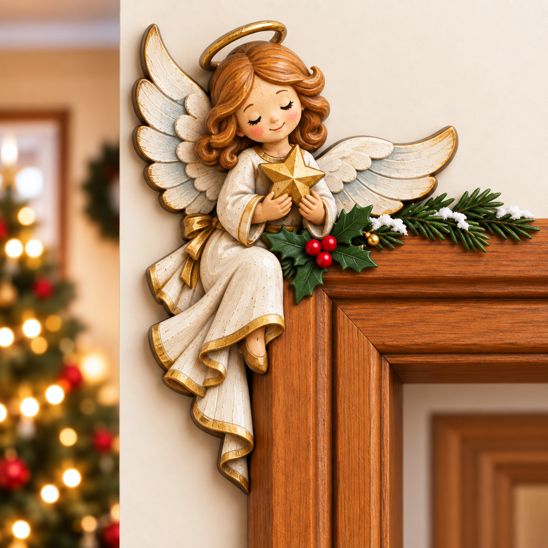 Door frame decor - Christmas Angel / Left Side