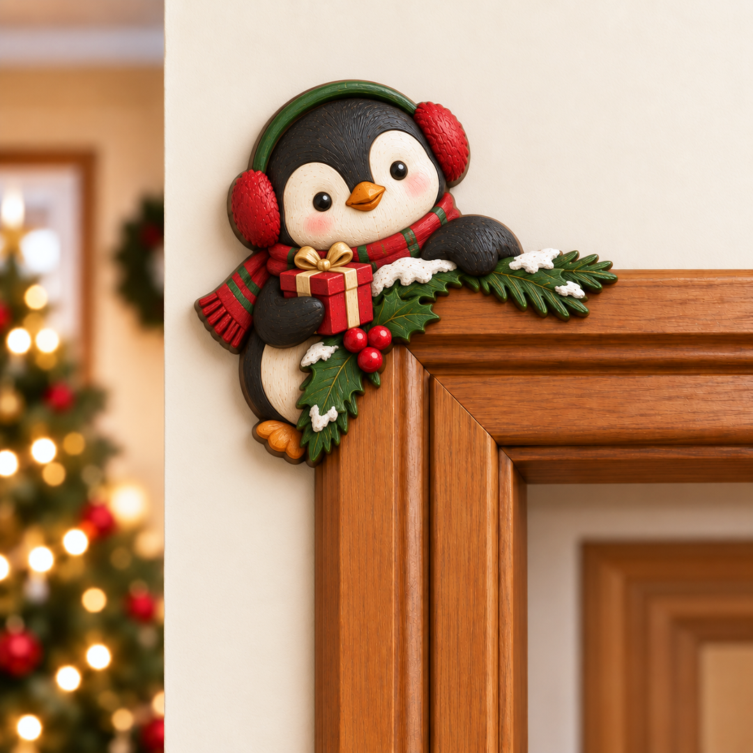 Door frame decor - Penguin / Left Side