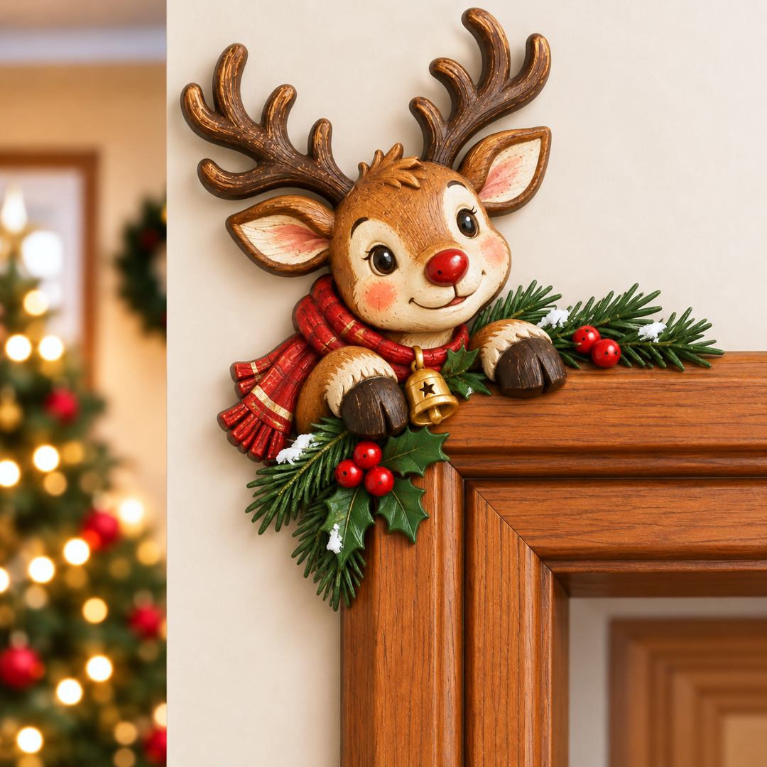 Door frame decor - Reindeer / Left Side