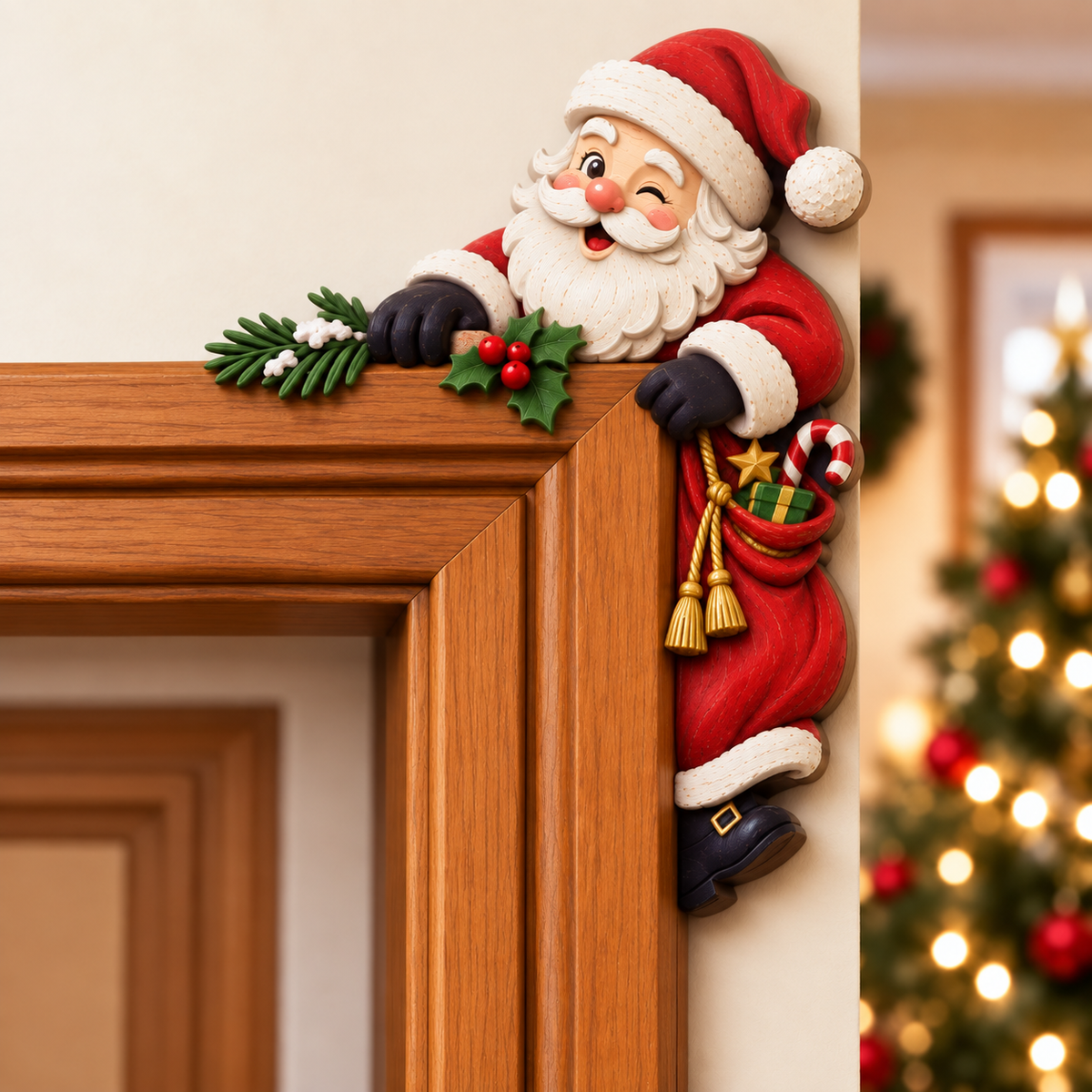 Door frame decor - Santa Claus / Right Side