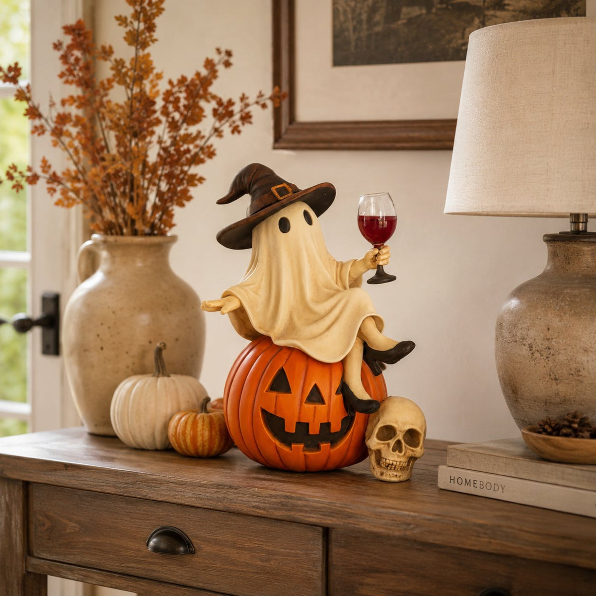 Ghost Wine Night Halloween Decor - view 11