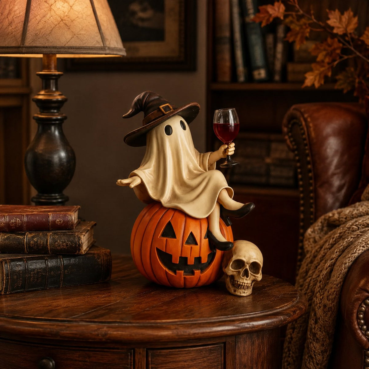 Ghost Wine Night Halloween Decor - view 12
