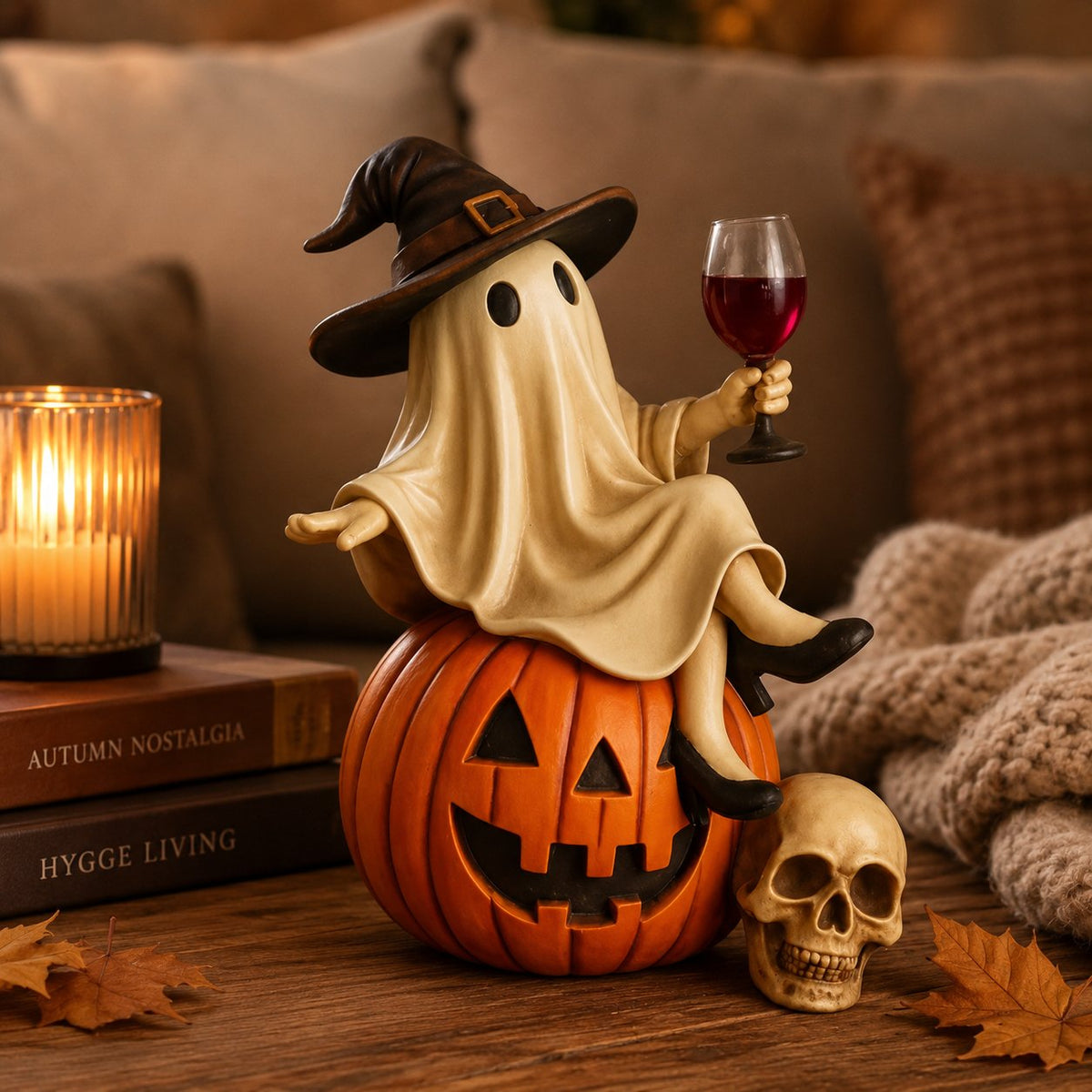 Ghost Wine Night Halloween Decor - view 5
