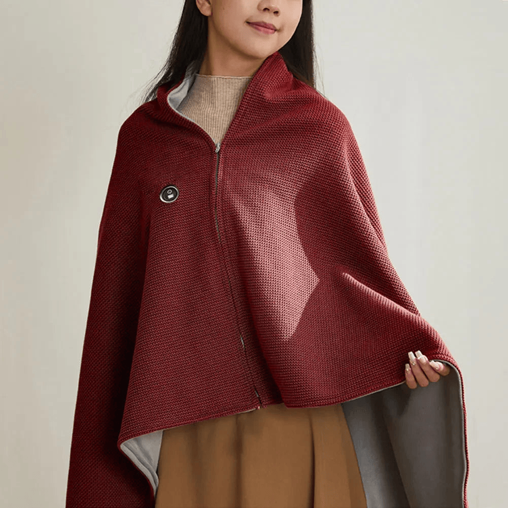 🔥 Christmas Sale — 50% OFF! ❄️ Stay Warm All Winter — Portable Electric Heated Blanket Shawl