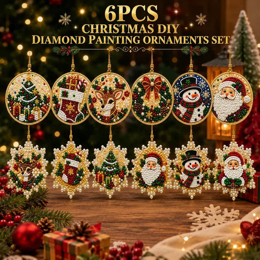 Christmas pearl and gem ornament kit image 1
