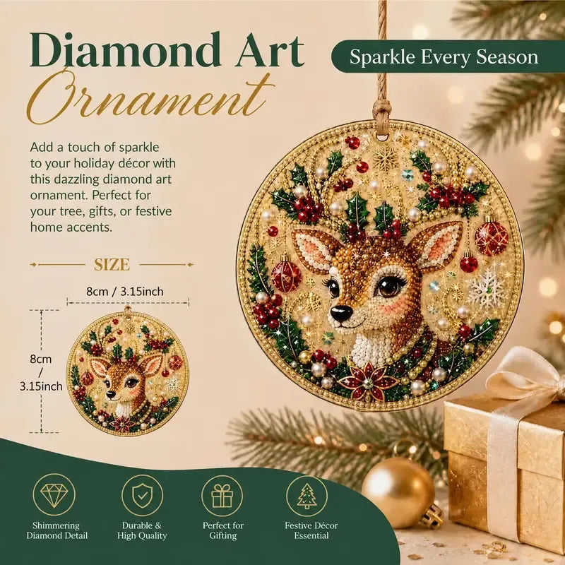 Christmas pearl and gem ornament kit image 6