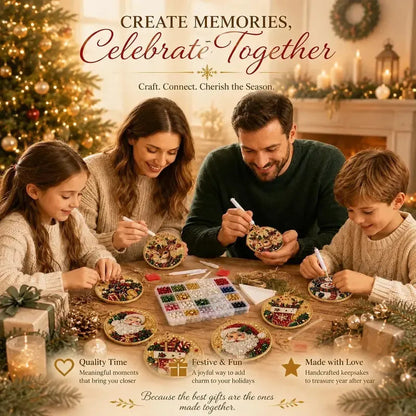 Christmas pearl and gem ornament kit image 7