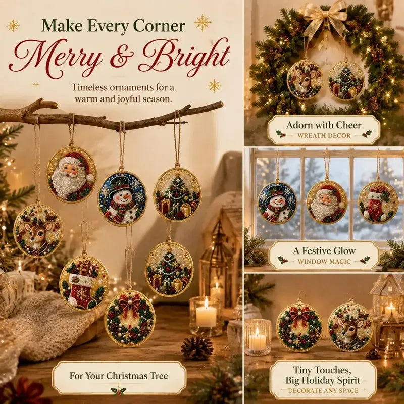 Christmas pearl and gem ornament kit image 8