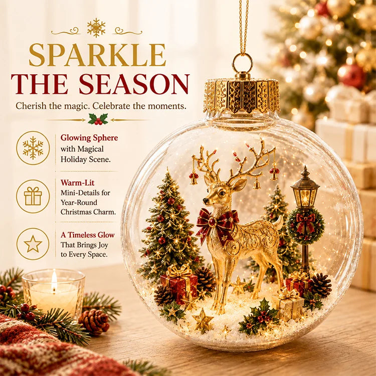 Christmas Light-Up Diorama Ornament - gallery image 3