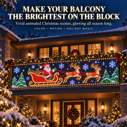 GlowCurtain Decorative Christmas Light Curtain - gallery image 3