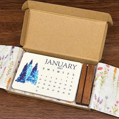 2027 Plantable Seed Paper Desk Calendar - gallery image 5
