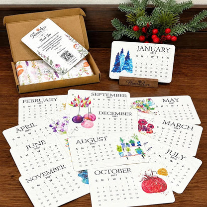 2027 Plantable Seed Paper Desk Calendar - gallery image 6